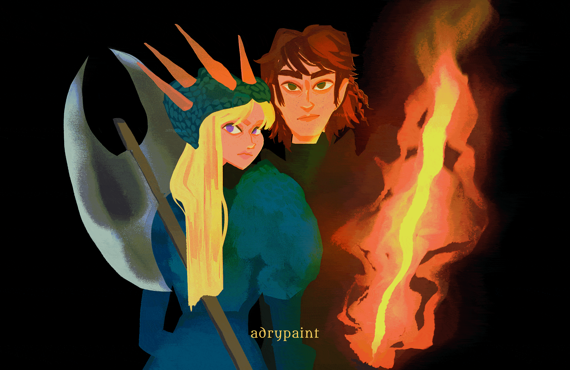love on the battlefield by adrypaint